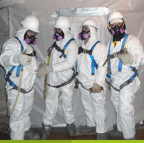 workers working on dust control